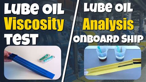 lube oil drop test|lube oil renewal.